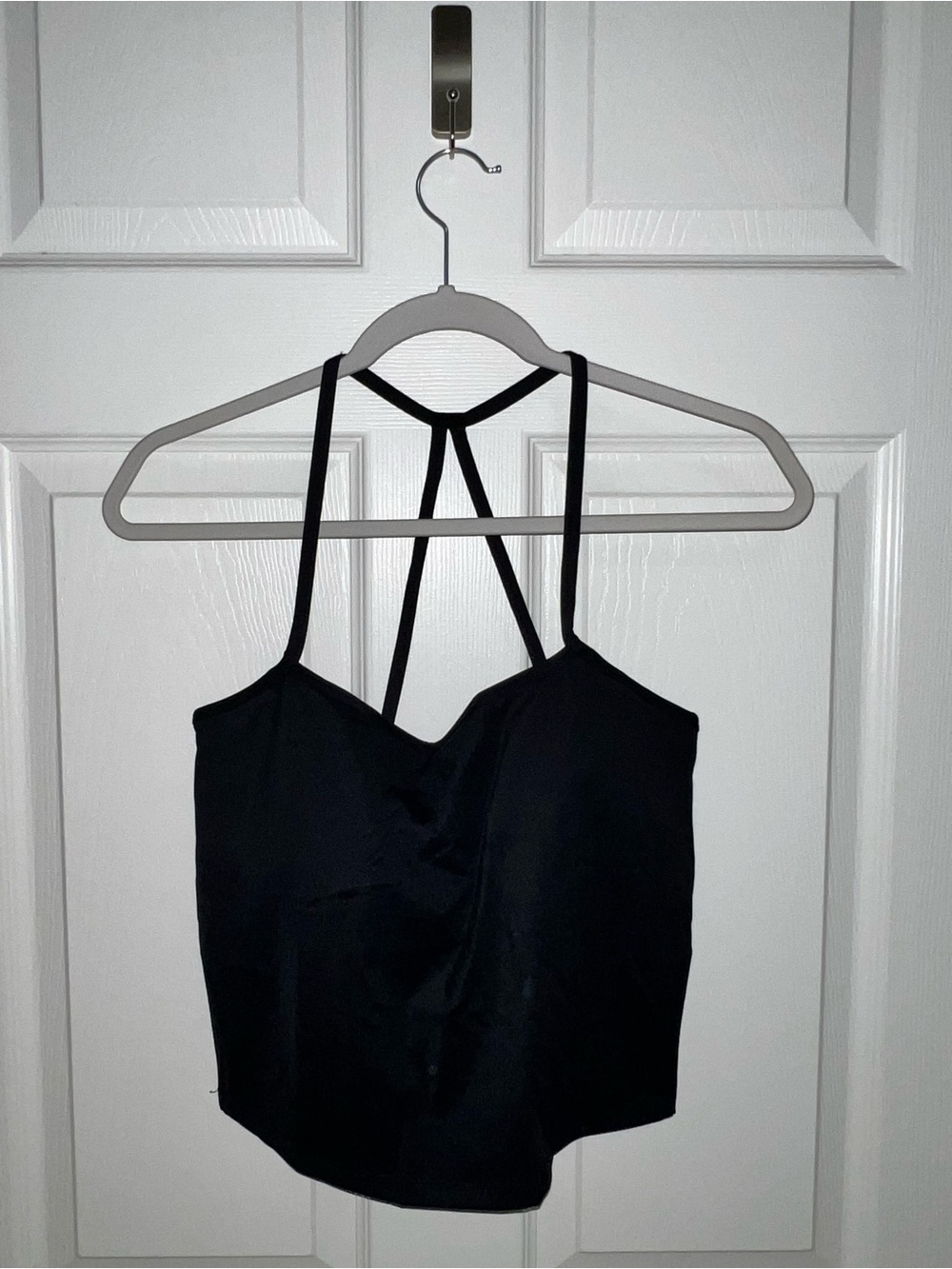 Cross cross tank tops with built in bra 3 pack